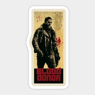 Blood Donor Hot Rod Sticker